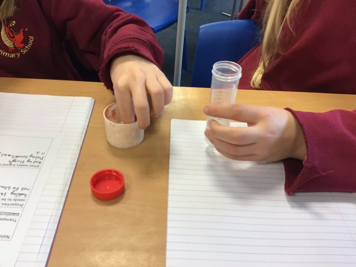 CharterY5's tweet photo. We have been observing salt dissolving in liquids and finding the saturation point. #CharterScience #CharterDiscover https://t.co/UsGFsVPZrw