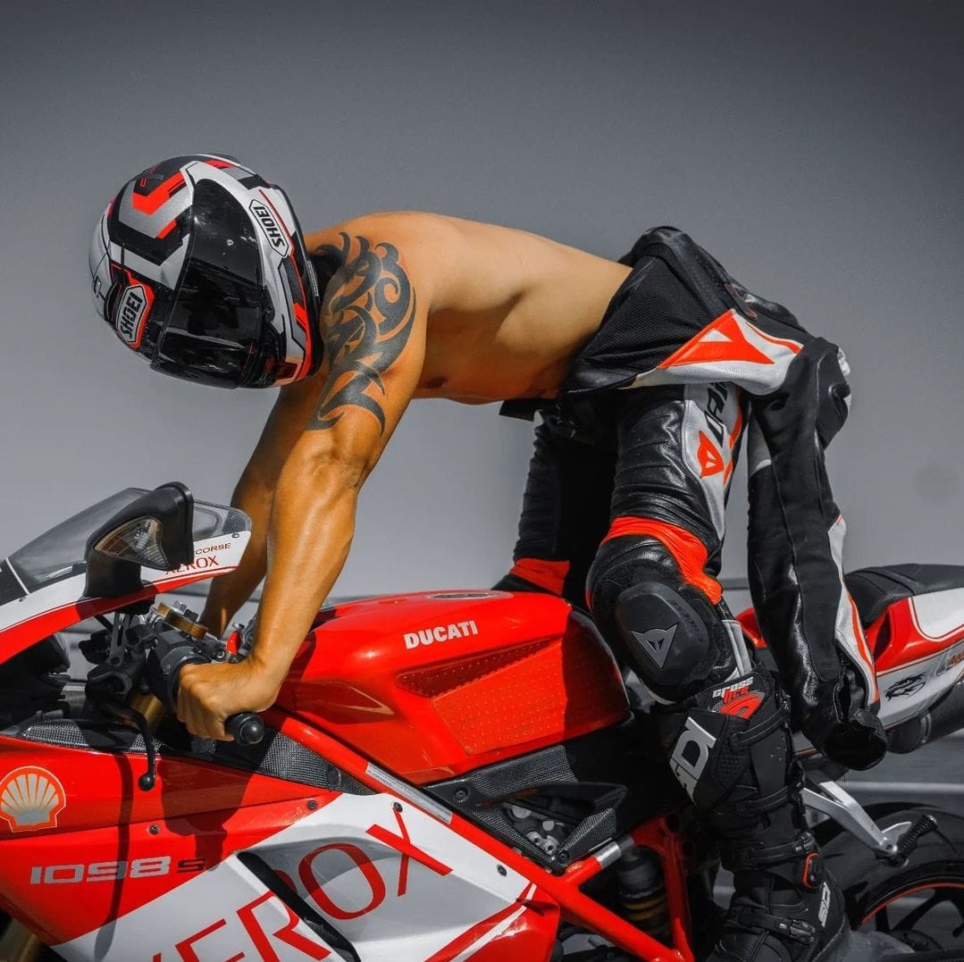 the power of the biker…