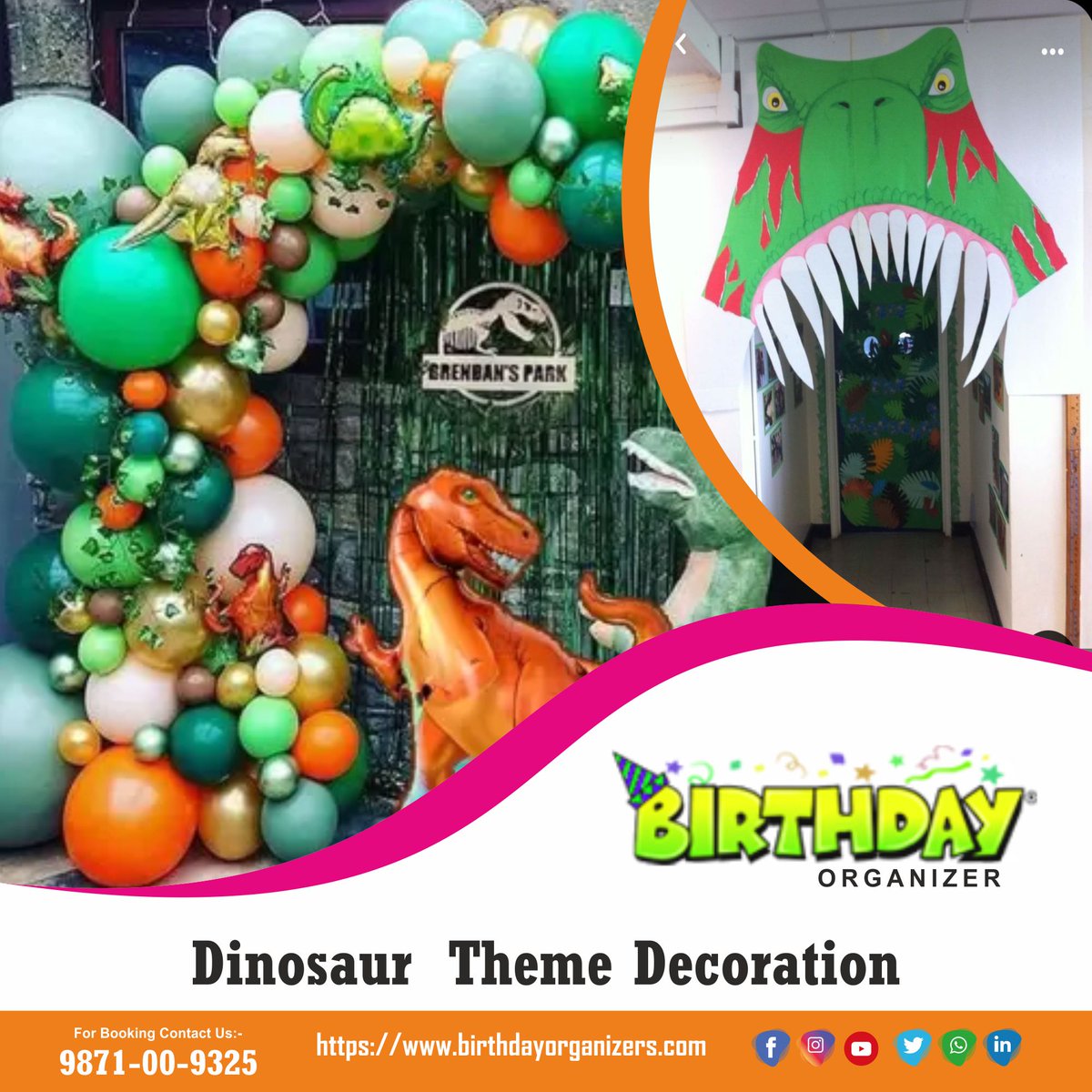D I N O S A U R 🦕 theme Decoration

•Any Theme & Colours Available•

DM or For Booking 📞 Call 9871009325

#dinosaursoftplay #dinosaurtheme #Birthdayparties #dinosaursoftplayhire #dinosaurparty #firstbirthday #dinosaurtheme #dinosaurpartyideas #dinosaurbirthdayparty #kids