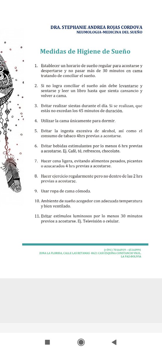 SMoralese's tweet photo. @edsonhurtado Si sigues estos consejos, deberías poder dormir bien. Y si no, deberías ir al dr. Sobre todo si roncas o te sientes muy nervioso https://t.co/ZMtGQFBwuN