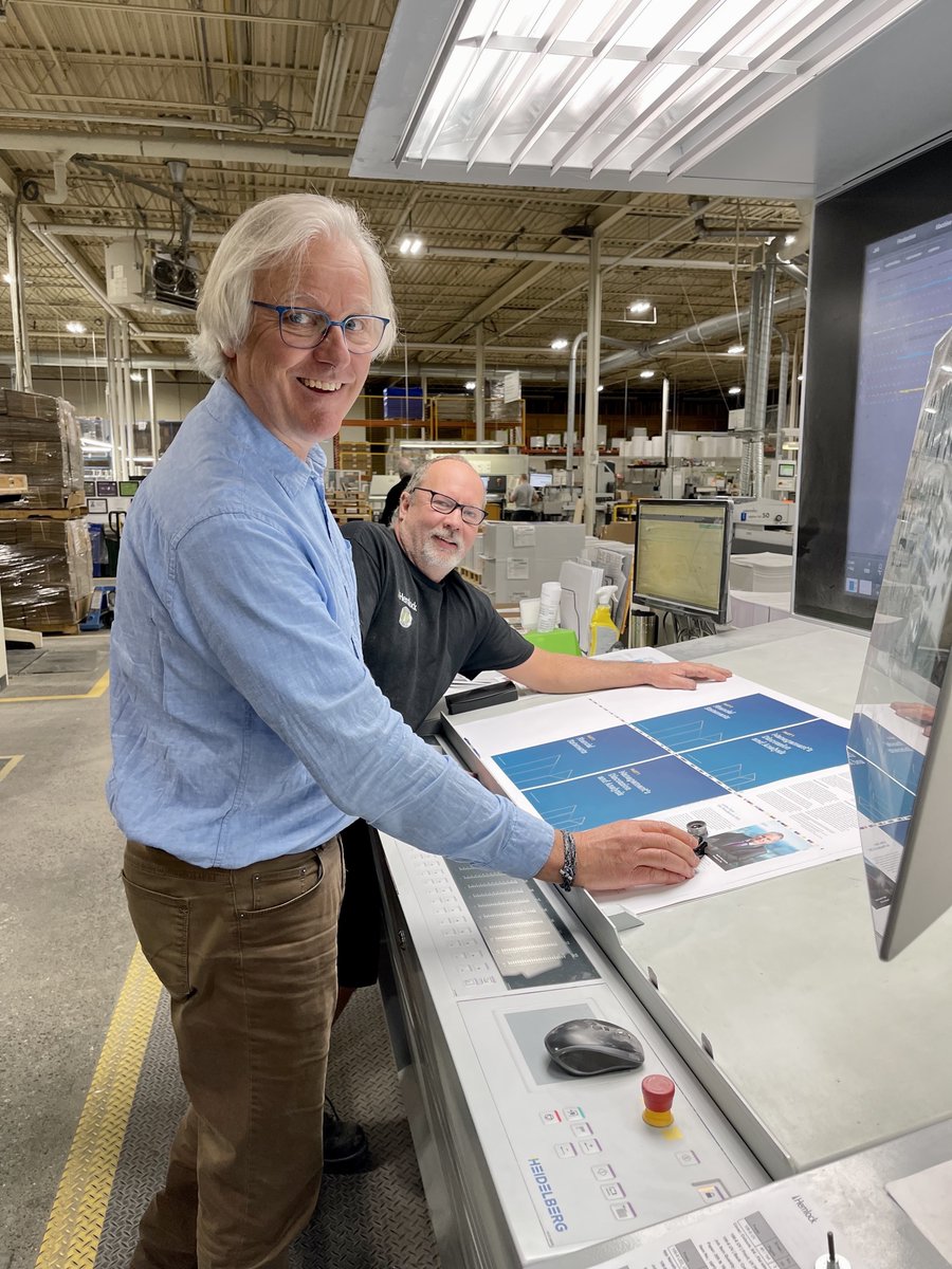 Exciting morning at Hemlock Printers! 

We just had a press approval for the Wheaton Precious Metals' annual report. Witnessing the state-of-the-art printing technology was truly inspiring. 
 
Grateful for having Hemlock Printers as our reliable partner!