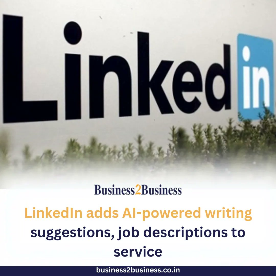 Professional networking platform LinkedIn has added AI-powered writing suggestions and job descriptions to its services, becoming the latest platform to join the generative AI bandwagon.
.
#linkedin #AI #artificialintelligence #linkedinnews #jobdescriptions