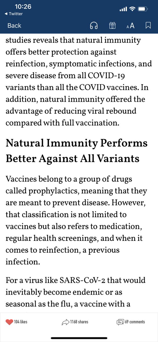 JanJekielek's tweet photo. 🚨All Vaccines Perform Worse Than Natural Immunity Against #COVID: Systematic Review & Meta-Analysis

"…a recent meta-analysis accounting for dozens of studies reveals that natural immunity offers better protection against reinfection, symptomatic infections, and severe disease from all #COVID19 variants than all the COVID vaccines." 🔥@EpochTimes