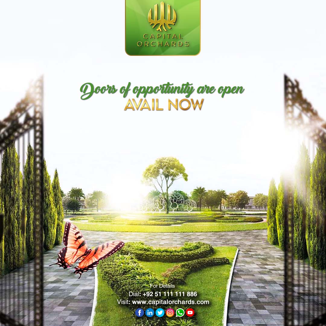 capitalorchards's tweet photo. A place of prestige &amp; luxury is opening up … grab the opportunity today.
-
-
-
#capitalorchards #dxb #shaddock #islamabadproperty #islamabad #realestate #property #propertyinvestment #propertyforsale #pakistan #karachi #realestateagent #pakistanrealestate #pakistanproperty https://t.co/R7px96uYER