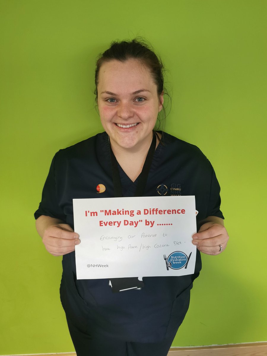 Rachelbudge90's tweet photo. Louise, ART Sister encourages frail patients to opt for more appropriate choices #nutritionandhydrationweek @HywelDdaHB @NHWeek https://t.co/h9Yn8HtqnZ