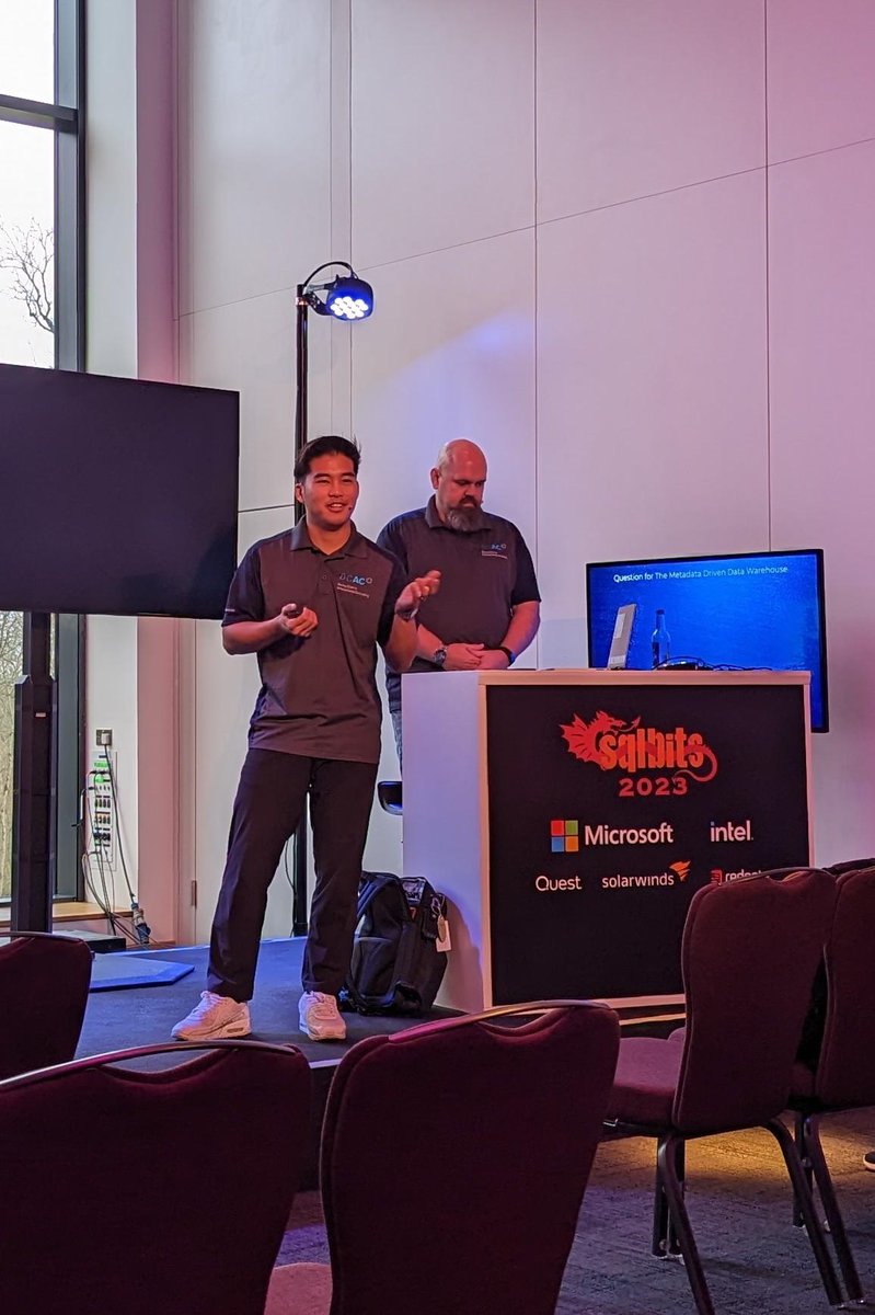 HataSQL's tweet image. Thankful to be at #sqlbits and to be able to give my first talk with @SqlrUs