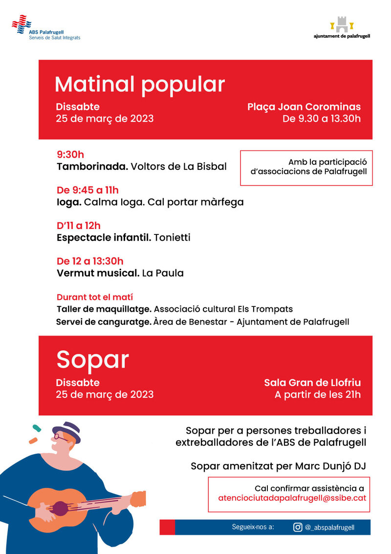 _ssibe's tweet photo. 🎉El dissabte, hi haurà una matinal popular.

A partir de les 9.30h i fins a 13.30h la Plaça Joan Corominas acollirà una tamborinada, ioga, tallers de maquillatge i vermut musical.

Gràcies a la participació d'associacions del municipi.

Al vespre, sopar de germanor! https://t.co/bYg4lkqDCk