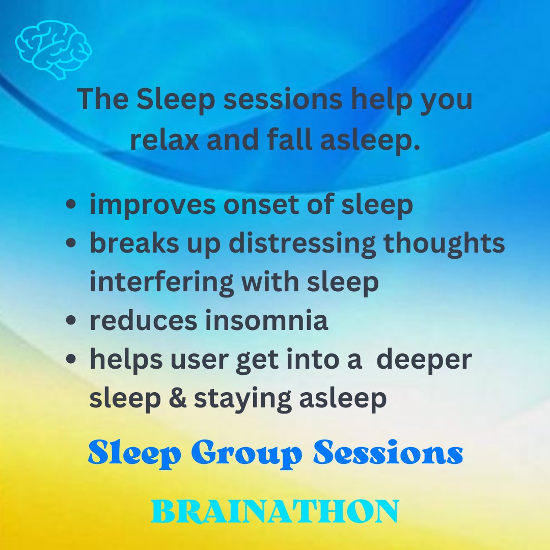 MindAliveInc's tweet photo. Day 4 of our Brain Awareness Week Brainathon.🧠 Hope you join in.
The Sleep sessions help you relax and fall asleep.
The link to the entry form in on our Contact page: https://t.co/ehApp4ZjRh
#MindAlive #BrainAwarenessWeek2023 #Brainathon #SleepManagement https://t.co/jjJlrkYVNG