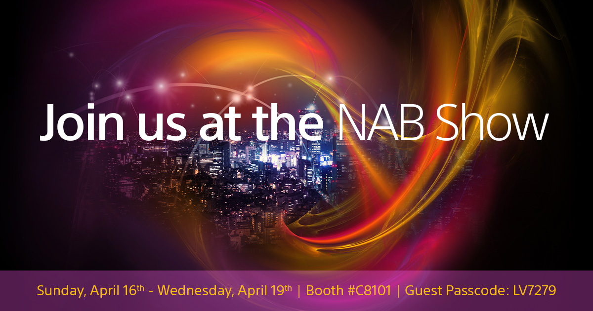 We’re getting excited for the <a href="/NABShow/">NAB Show</a>! If you’re attending, be sure to join #TEAMSONY April 16th-19th at booth #C8101. There will be new products, live demonstrations and more: bit.ly/3FplC3y #NABShow