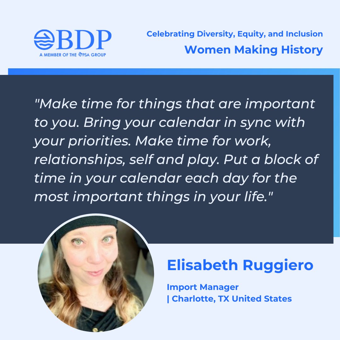 In honor of Women's History Month, we asked female leaders to share a piece of advice and tips for other women, whether personally or professionally. Thanks to Elisabeth for sharing her wisdom 🙆‍♀️