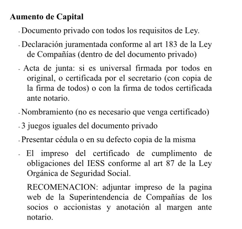 Registro mercantil guayaquil on twitter actualizacion de requisitos