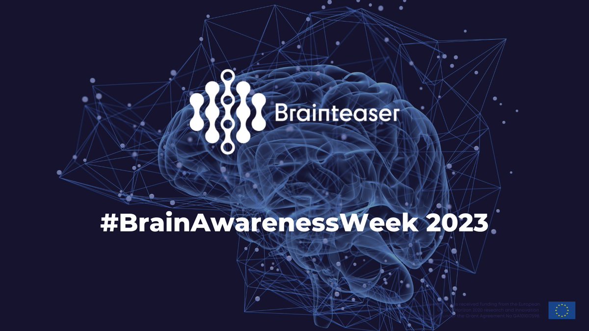 👉 Aiming to strengthen 🇪🇺 European ⚕️ health policies in the area of the 🧠 brain, #BRAINTEASER fully embraces the global campaign #BrainAwarenessWeek 2️⃣ 0️⃣ 2️⃣ 3️⃣ , to foster public enthusiasm and support for brain science.

➡️ Stay tuned! 

#MultipleSclerosis #ALS