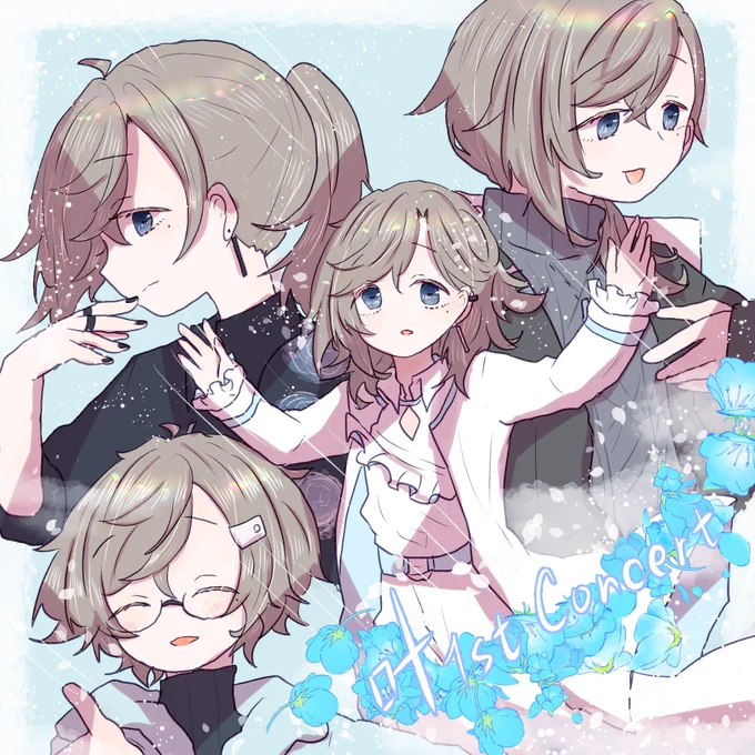 ソロコン最高で………した………… #かな絵#午前0時の向こう側 