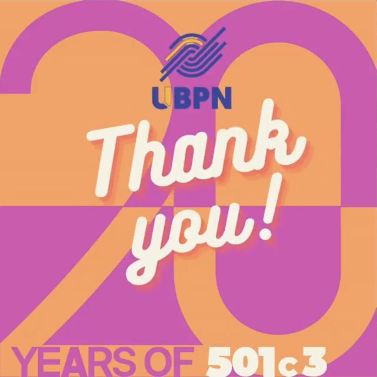 UBPN's tweet photo. Happy Anniversary UBPN! 20 years ago today UBPN obtained 501c3 nonprofit status, and it’s been an amazing 20 years! We can’t wait to see what the next 20 years will bring!

#tbpi #ubpn #obpi #brachialplexus #BPI #erbspalsy #bpistrong #bpiwarrior https://t.co/T7UBreAVVJ