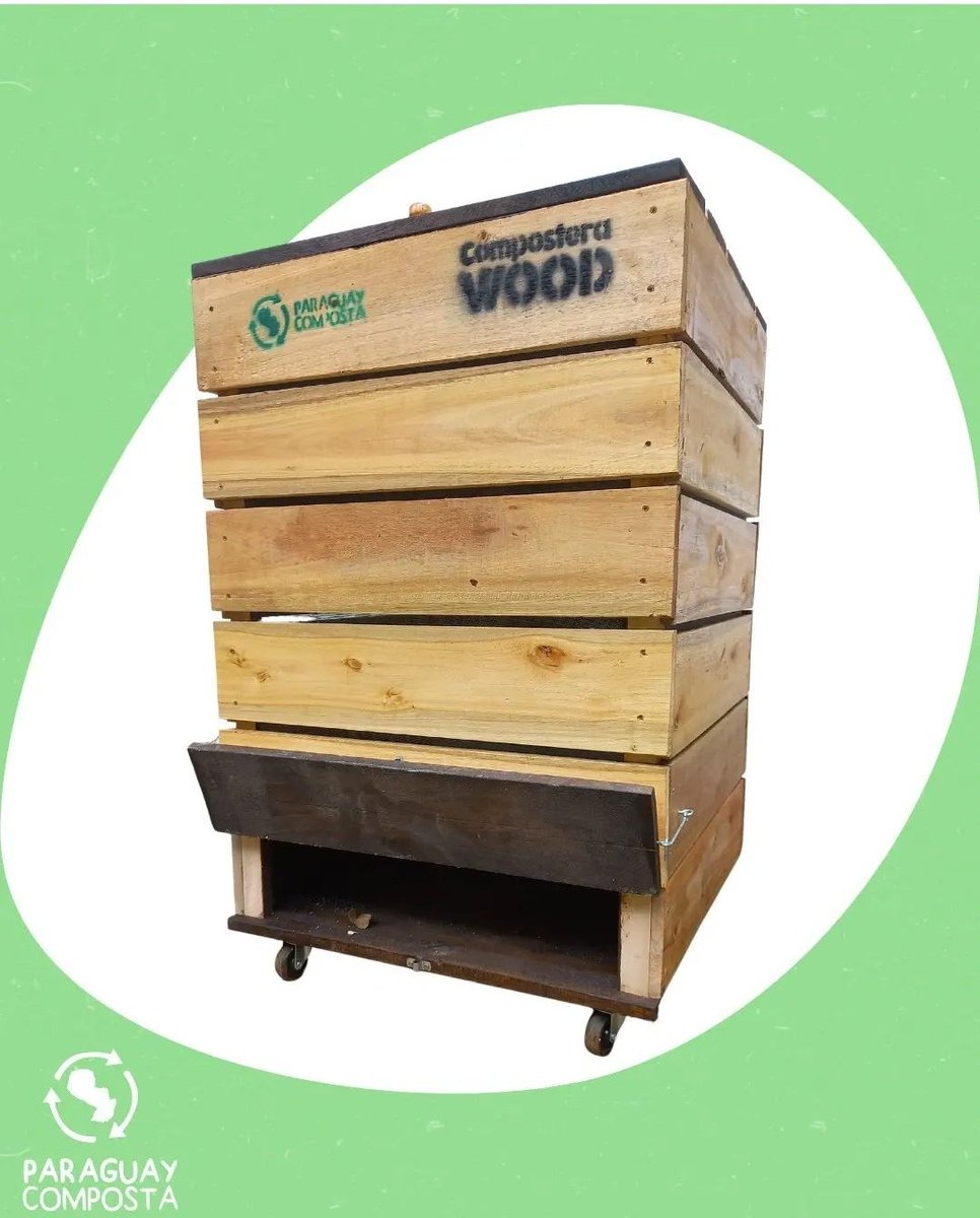 pycomposta's tweet photo. Aprovechá los residuos orgánicos de tu cocina y jardín con ayuda de nuestra compostera 🙌🏽🤩♻️
Compostera WOOD
Inversión 700.000Gs
Medidas 60*60*90cm
Pedí la tuya al 0994535811 🤗
Cuidemos el planeta 🌎❤️ a través del compostaje https://t.co/hdHefZBUQz