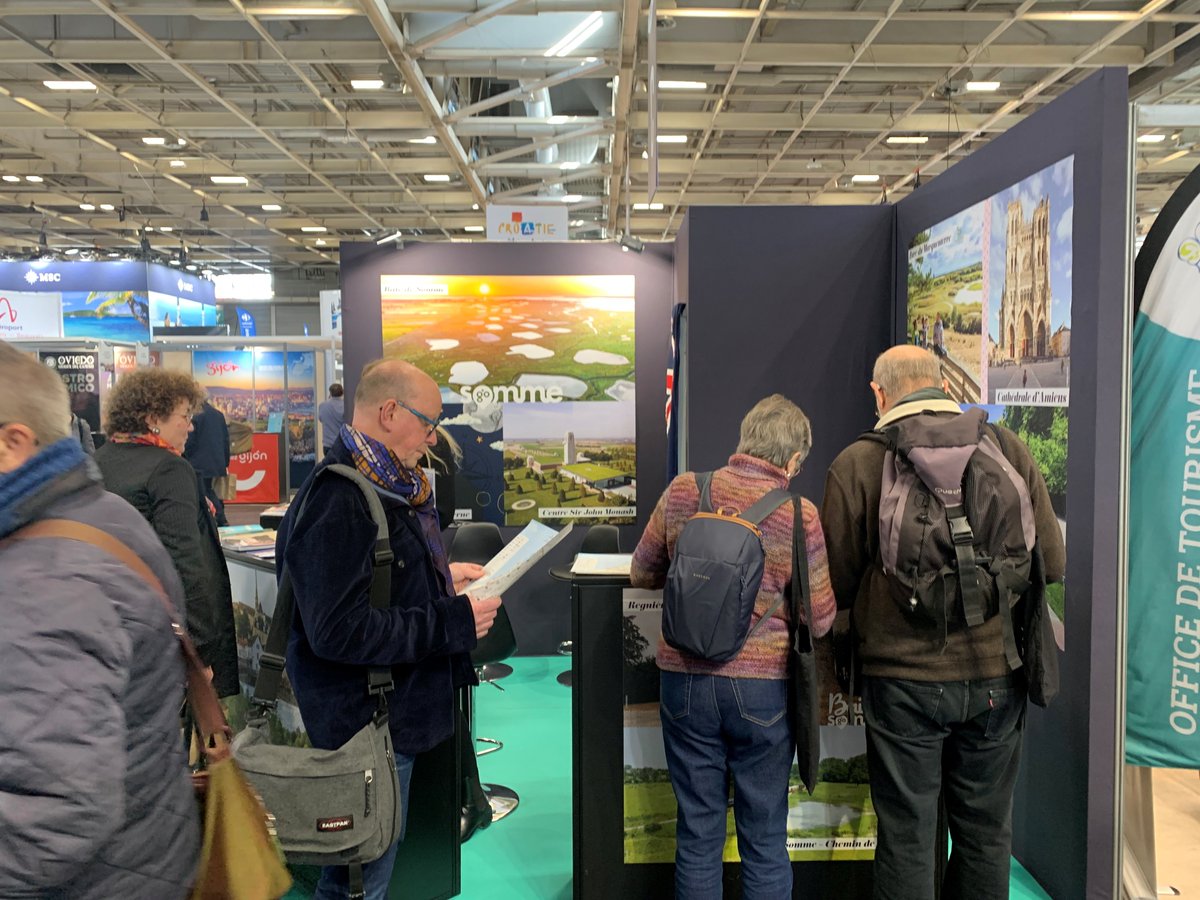 SommeTourisme's tweet photo. C'est parti pour le salon #MondialTourisme à Paris.
Les destinations de la Somme présentes du 16 au 19 mars :
✔️ La Baie de Somme
✔️ Amiens et le grand Amiénois
✔️ La filière mémoire
250 exposants / 70 000 visiteurs attendus 🤩 https://t.co/oiQBLZKEWF