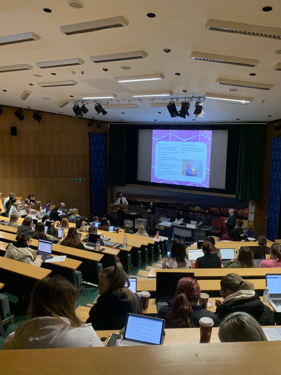 OliverD88's tweet photo. Our BA Primary and SEND undergrads welcomed @tiny_tweeties to their conference this morning. It was wonderful to see music bringing the EYFS curriculum to life! 

Thank you for sharing your expertise  today, we are looking forward to seeing the musical entries from our trainees! https://t.co/WTQuOWzDil