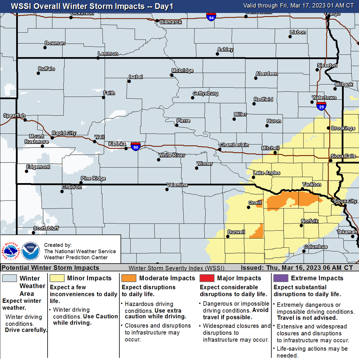 South Dakota Highway Patrol on Twitter "RT SDPublicSafety Some snow and lots of wind are part