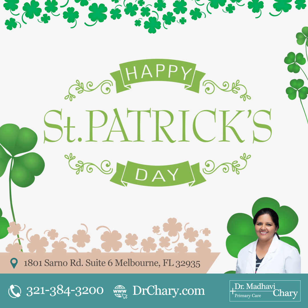 Happy Saint Patrick’s Day Everyone!

#saintpatrick #saintpaddysday #SaintPatricksDay #saintpatricksday2023 #DrChary #familymedicine #femaledoctor #familydoctor