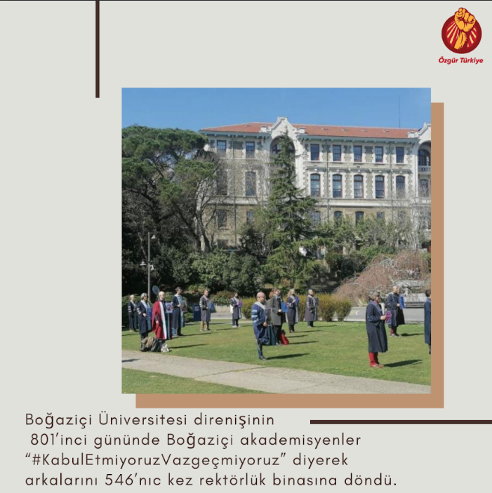 Boğaziçimiz deriniyor hala
#BoğaziciDireniyor 
#14Mar