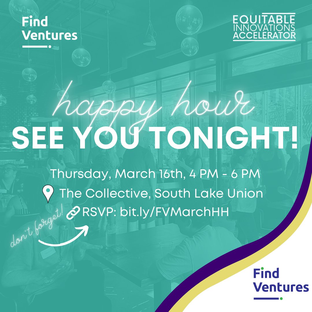 🥂 It's time to eat, drink, and connect! 

Haven't RSVP'd yet? Hurry! -&gt; bit.ly/FVMarchHH

<a href="/biofiber1/">biofiber</a> <a href="/cirkledin/">cirkled in</a> <a href="/Clearbriefai/">Clearbrief</a>, Coltrain Cognition Med, <a href="/MyGoldenSHERPA/">GoldenSHERPA</a> <a href="/intentionalist_/">Intentionalist</a> <a href="/Litespritegames/">Litesprite</a> <a href="/niftmint/">Niftmint</a> <a href="/useSpritz/">Spritz</a> <a href="/WhyLabs/">WhyLabs</a> 

#networkingevent #seattletechfounders