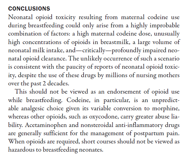 Most of the fuss on this topic relates to codeine. 

The review article is paywalled, so here's the bottom line: