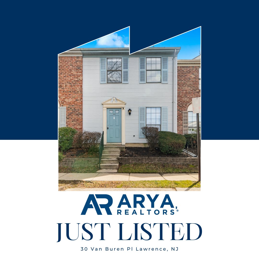 Welcome to 30 Van Buren in Society Hill! This sought after 2 bedroom and 2.5 bath is ready for you! Interested in taking a tour? Don't wait, call us today at 609-777-5566. #aryarealtors #lawrencenj #lawrencevillenj #mercercountynj #justlisted