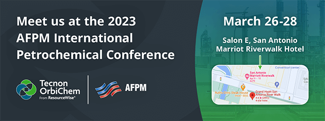 A little over a week to go until the <a href="/AFPMonline/">AFPM</a> conference in San Antonio! Stop by Salon E and come say hello to our <a href="/TecnonOrbiChem/">Tecnon OrbiChem</a>, <a href="/Fisher_Int/">Fisher International</a> and PRIMA Markets staff #AFPM