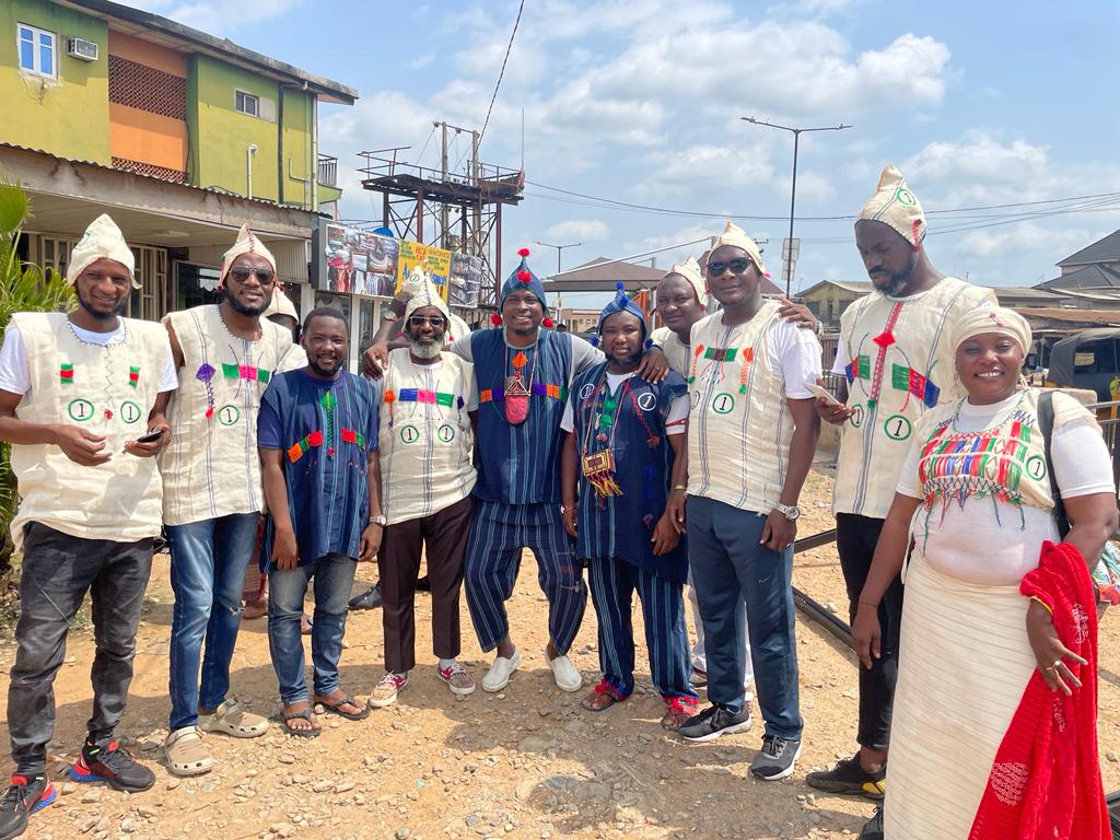 VoiceArewa's tweet photo. Another @VoiceArewa's door to door and base to base campaign was launched this afternoon in order to convince people to vote en mass for vote for @jidesanwoolu , Hon. Speaker @mudashiru_obasa &amp; Jubi on Saturday and also sensitise on importance of voting. #sanwoolulekansi  #Obasa https://t.co/R12gUMWgwe