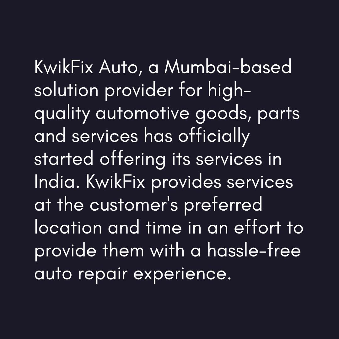 odmag's tweet image. #overdrivenews KwikFix Auto now offers its services in India

Click 🔗 overdrive.in/news-cars-auto…

#kwikfixauto #autonews #services #overdrive