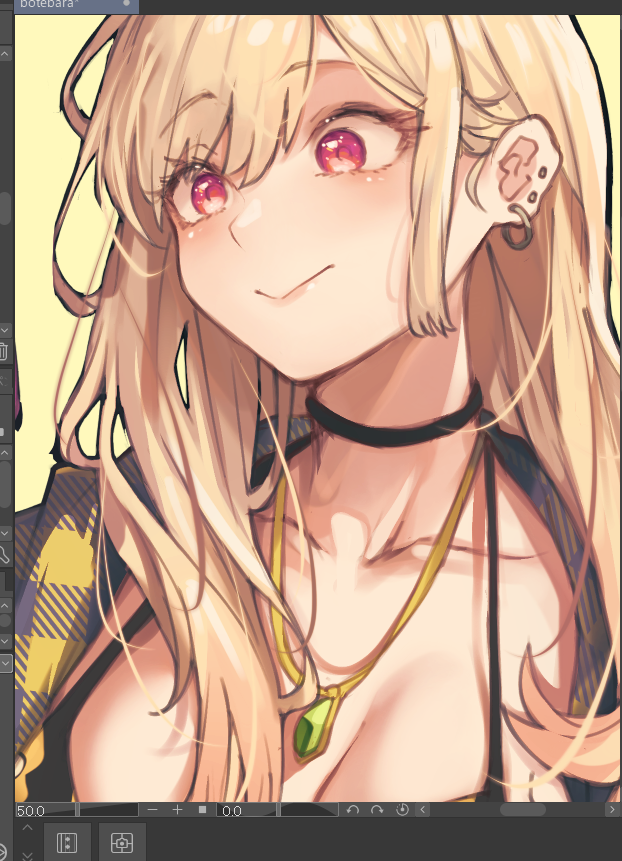 目がキラキラしとるでな 