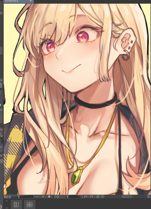 目がキラキラしとるでな 