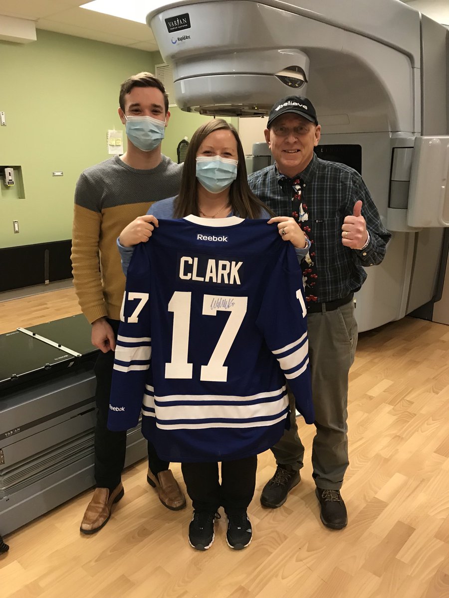 Leafs Captain ⁦@wendelclark17⁩ has joined the recovery ❤️‍🩹 team…#GoPanthersGo #PlayItForward