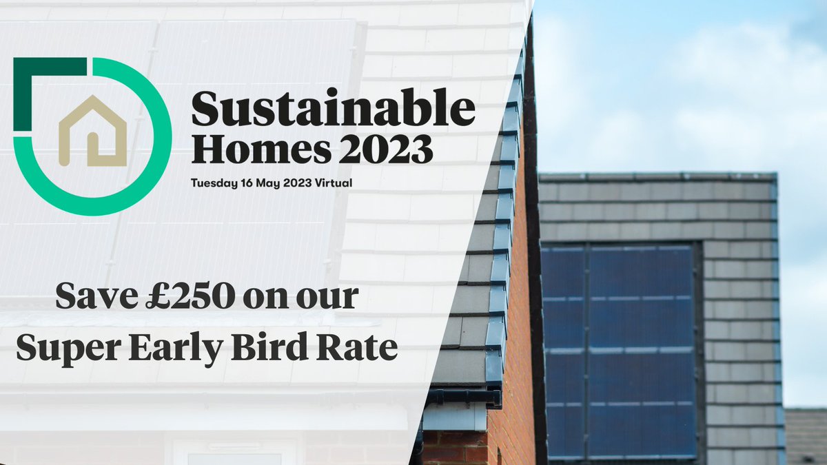 natfedevents's tweet photo. Thanks to our speakers and everyone who joined us earlier for our Showcasing Sustainability session at #NHFFinance.
There's still time to save £250 on your place at our #NHFSustainable Homes conference.
Book by tomorrow for this Super Early Bird rate: https://t.co/tW7NtRYVi9 https://t.co/Fjv2F8IKhk