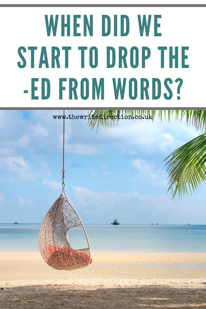 _WriteDirection's tweet image. Would you describe someone as being “chill” or “chilled”?

Are they “tan” or “tanned”?

Yes, the “-ed” is slowly getting dropped from the end of some words, and you can read all about it in my blog post: ⤵️

thewritedirection.co.uk/2021/08/12/the…