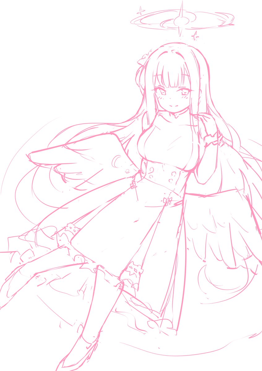 ミカちゃんの落書き中 