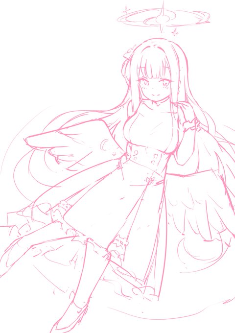 ミカちゃんの落書き中 