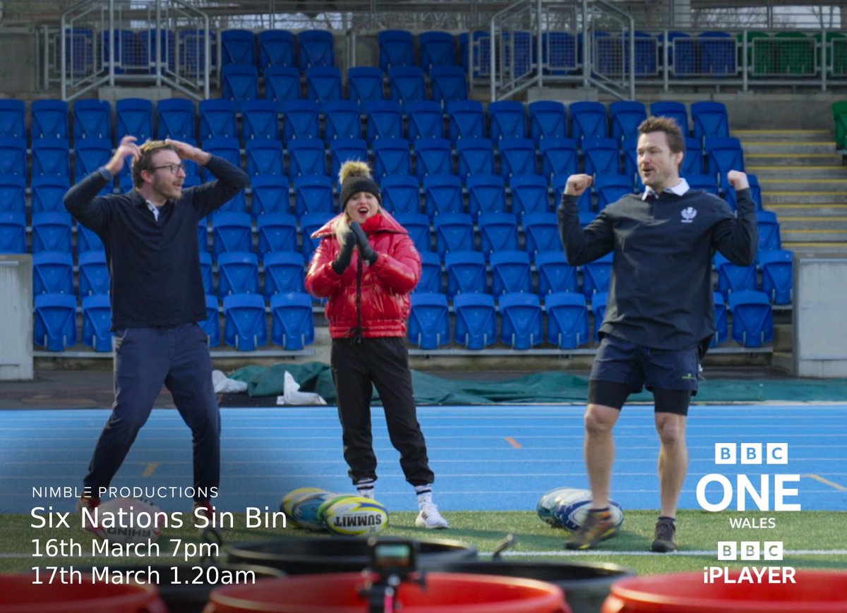 nimbledragontv's tweet image. Tune in to Six Nations Sin Bin out tonight at 7pm on BBC One🏟️

#bbcone #sixnations #sixnationssinbin #sinbin #nimbleproductions #nimbledragon