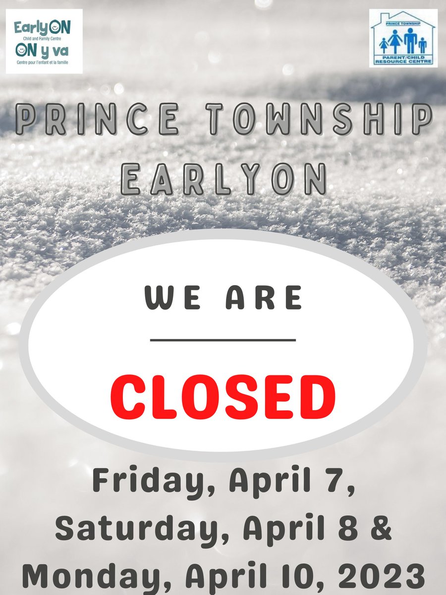 EarlyON Child and Family Centre Prince Township tweet media