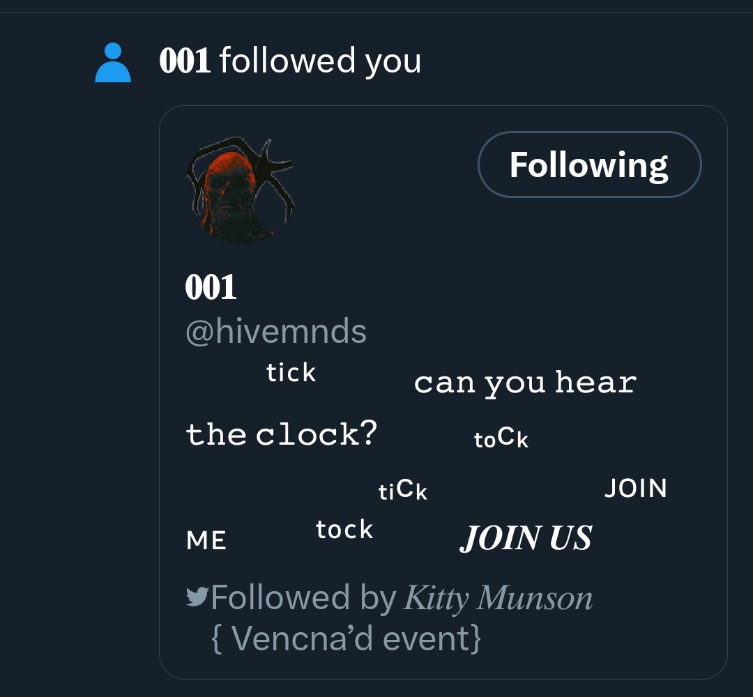 ⚠️caps warning⚠️

What?!

Oh son of a bitch I THOUGHT WE KILLED YOU!
@hivemnds