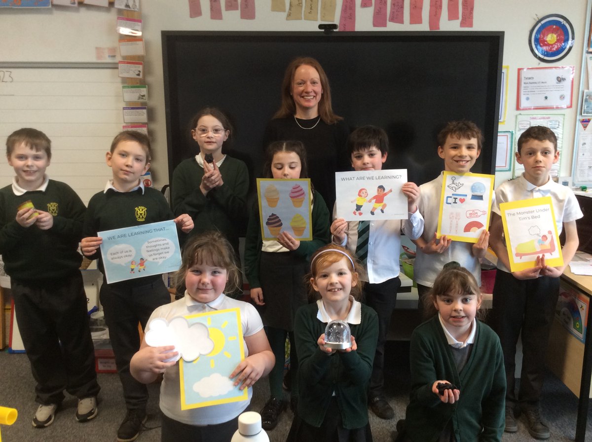 StMarysLargs's tweet photo. P4 enjoyed an interactive resilience &amp; wellbeing workshop delivered by @katyroser1  aimed at helping children feel better equipped to deal with uncomfortable feelings like fear &amp; worry. #RRSA #12 #29 @AliAllan_PLL https://t.co/qIyirl5KQM