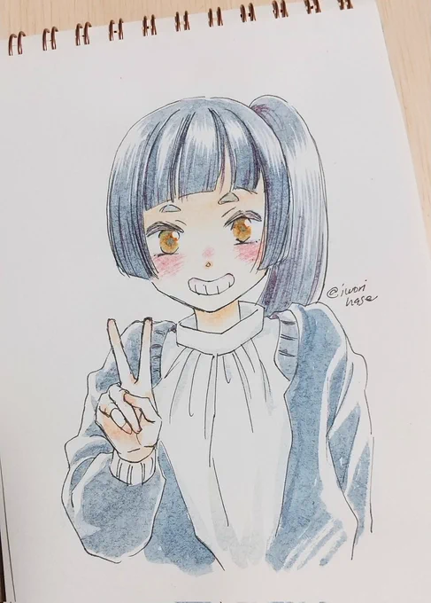 マロ主さんへ捧ぐ!!!かわいいと言われてちょっと照れてるあけぴっぴです 