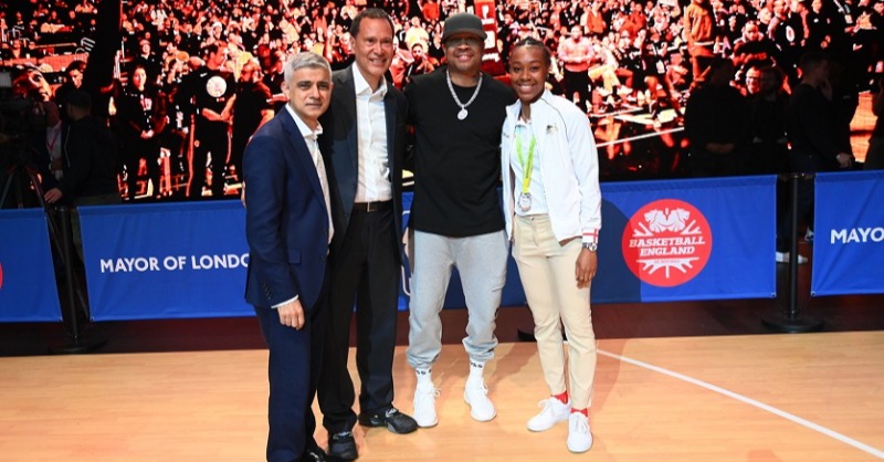 bballengland's tweet photo. The London Coaches Program launch with @NBAUK @MayorofLondon and special guests @alleniverson &amp; @ShanNorts14 was 🔥

Now it's time for action. If you're 16-30, live in London and are an aspiring coach - find out more &amp; submit your details to join the program FREE 👇

#GameTime