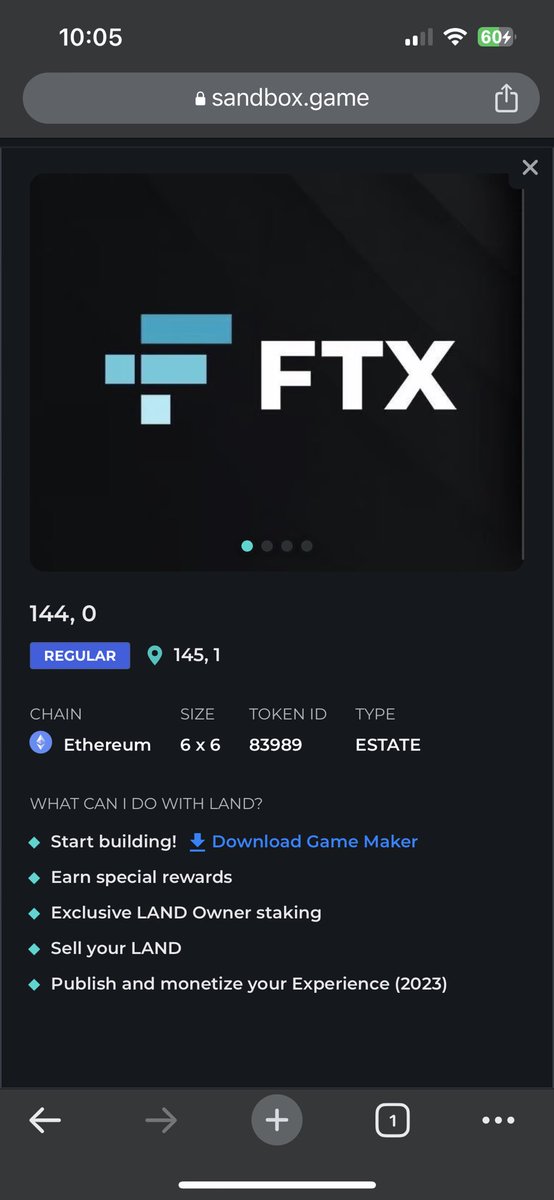 Despite its demise (and logos being removed in stadiums/Arenas/etc) #Ftx seems to still have a #dugout in <a href="/TheSandboxGame/">The Sandbox</a> 

#Metaverse