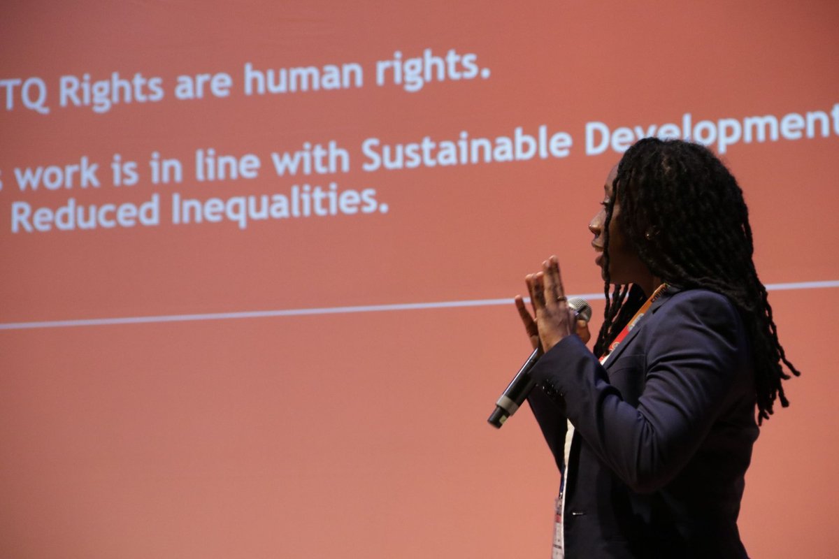 openforbusiness's tweet photo. Bravo to @donnyapiggott for helping to make the economic case for #LGBTQ inclusion and for amplifying the @OFB_LGBT Cities Report at the recent Global Equity Forum in Buenos Aires! https://t.co/oBZisdOShF