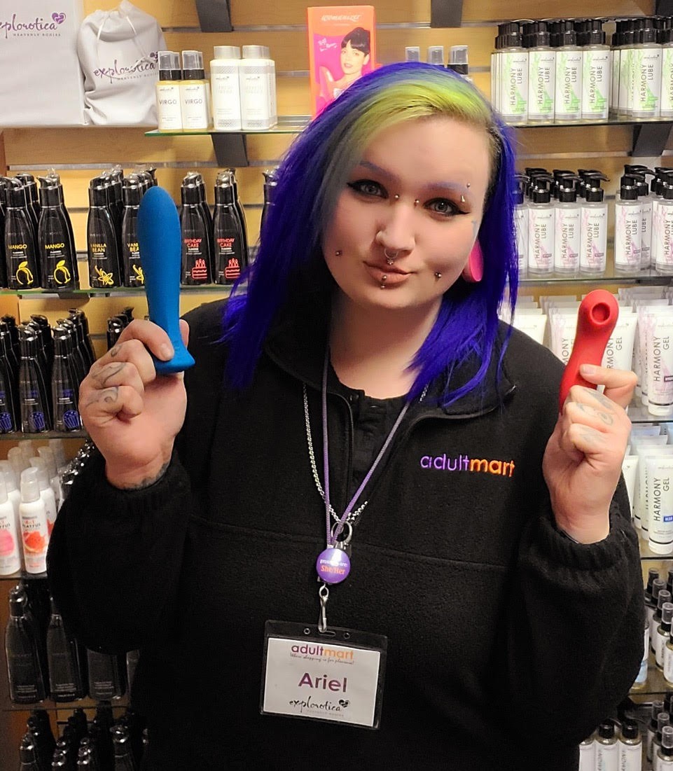 Meet Ariel! She is @WickedSensual Retail Superstar for March… but she is @adultmartstores Super Manager EVERY DAY! Visit her at 2735 Stroschein Road in Monroeville, PA and let her brighten your day (& help you find a new toy or two!) #adultmart #retailsuperstar #superstar