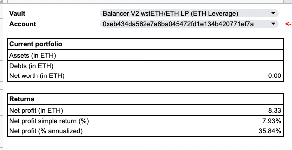 teddywoodward's tweet photo. This account just made 8.33 $ETH profit using a leveraged vault from @NotionalFinance 

35.84% APY on $ETH since November.

Well done sir 🫡 https://t.co/sKeGZiZdhL