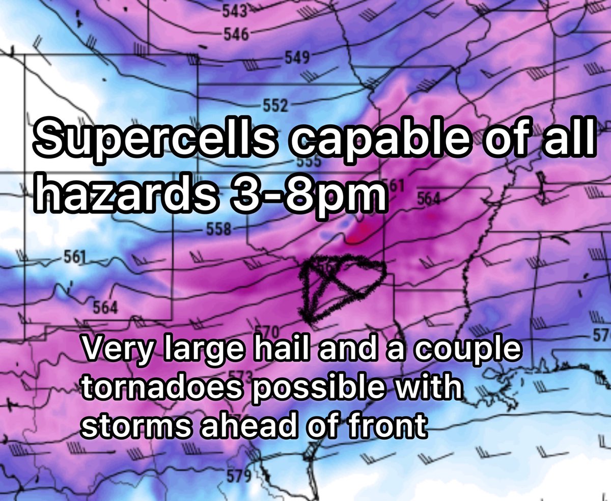 Ben Williams on Twitter "Target area today! Betting on convection