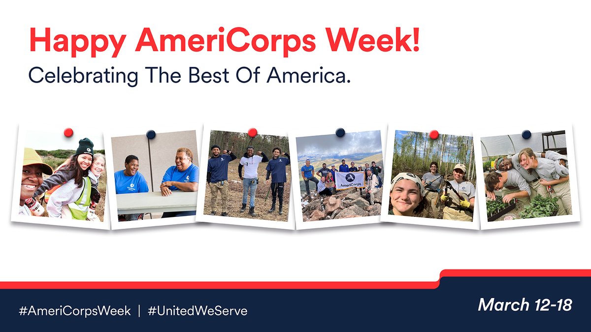 Happy #AmeriCorpsWeek! Let's celebrate <a href="/AmeriCorps/">AmeriCorps</a> members + <a href="/AmeriCorpsSr/">AmeriCorps Seniors</a> volunteers who bring out the best of America through #Service. Join us to Say #AmeriThanks, Share #NationalService impact &amp; Urge Americans to #ChooseAmeriCorps 

Shoutout to <a href="/MarylandGOSV/">Maryland GOSV</a> for your support!