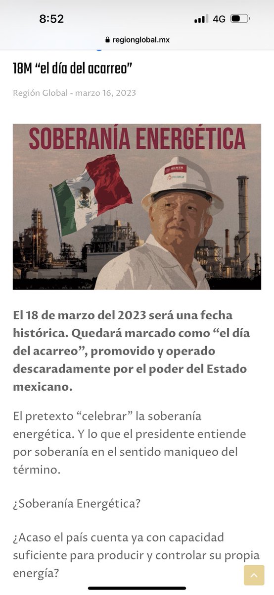 porMexico15's tweet image. 18 de marzo, día Nacional del acarreo.